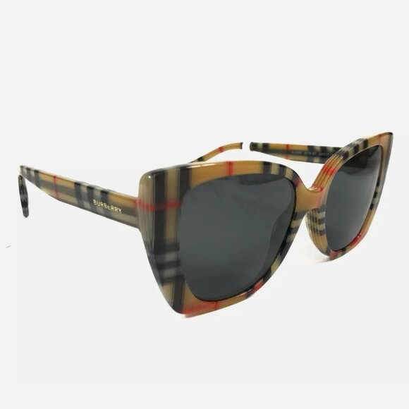 Burberry Sunglasses Vintage Check Frames w/ Dark Grey Lenses main image 6